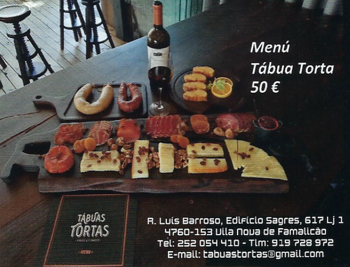 Tábuas Tortas Vinhos & Fumados - Restaurante, Petisqueira e Bar