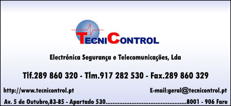 Tecnicontrol - Electrónica, Segurança e Telecomunicações, Lda.