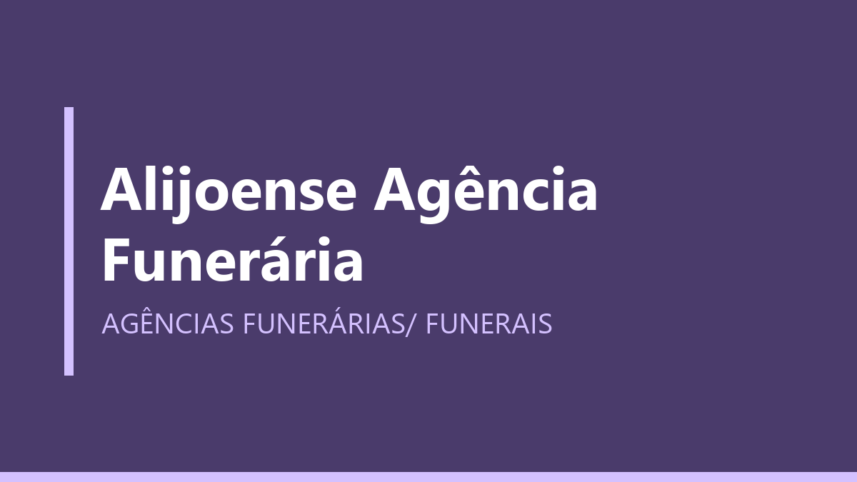 Alijoense Agência Funerária