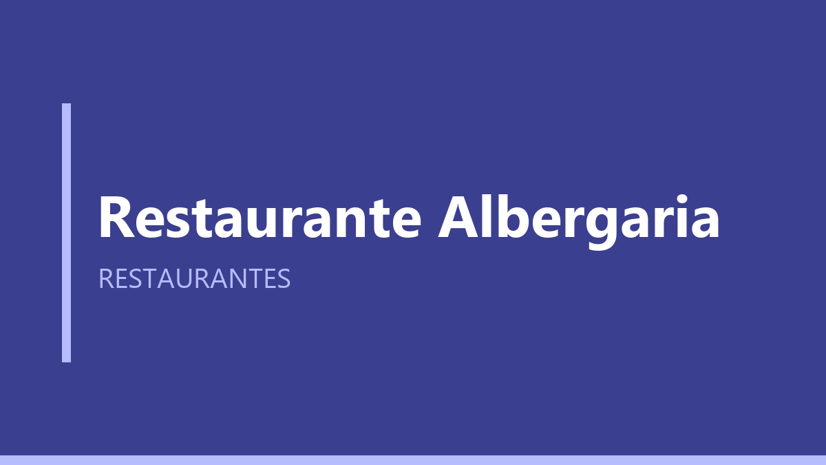 Restaurante Albergaria
