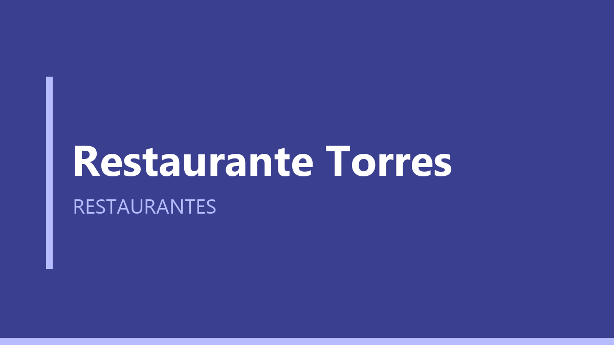 Restaurante Torres