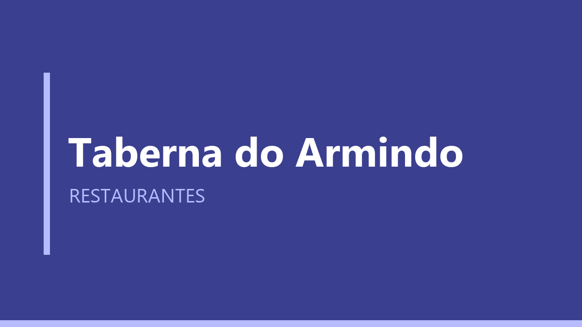 Taberna do Armindo