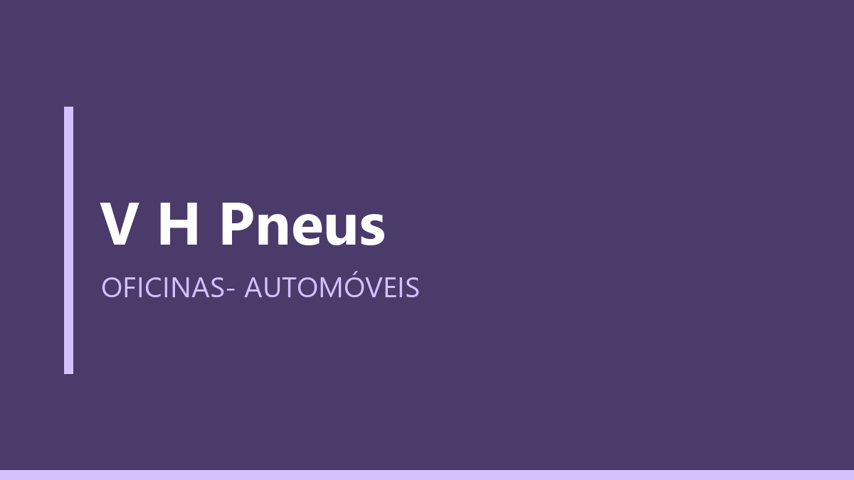 V H Pneus