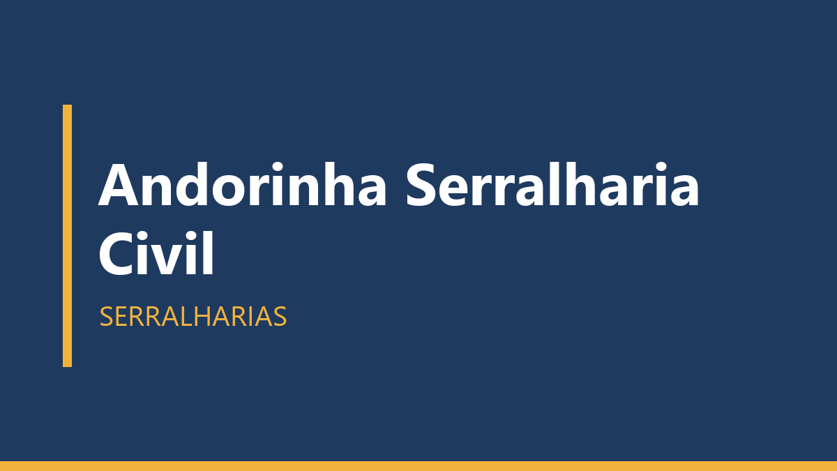 Andorinha Serralharia Civil
